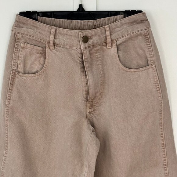 Young Fab & Broke High Elastic Waist Wide Leg Ankle Length Pants NWT $172 - Picture 3 of 11